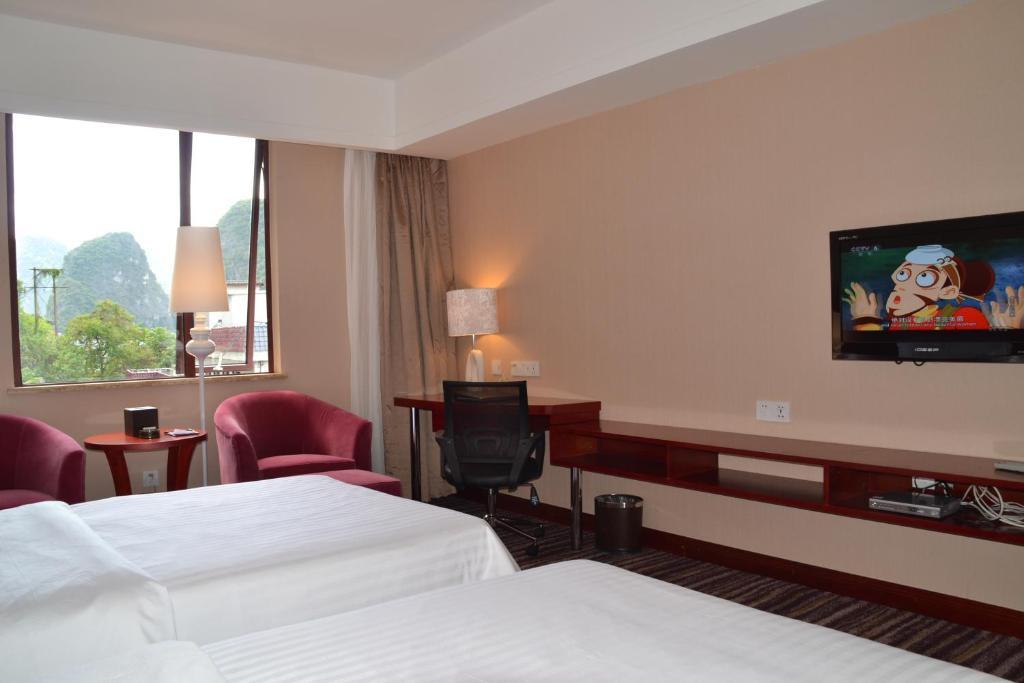 Elite Garden Hotel Yangshuo Kamer foto